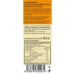 Gourmet Shop -Gourmet Shop extra virgin olive oil biancolilla mandranova 500ml 1