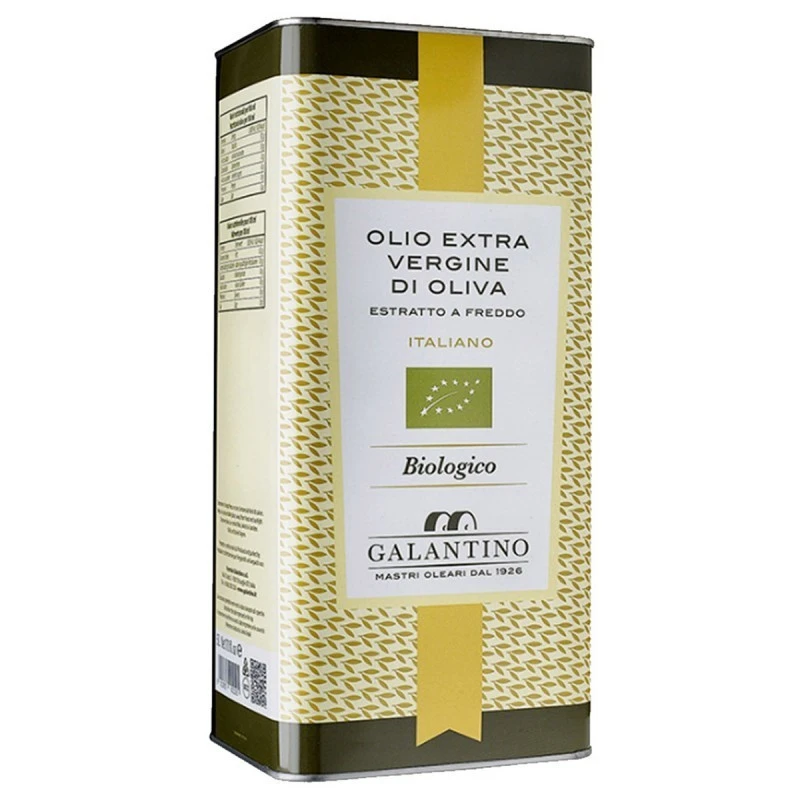 GalantinoExtra Virgin Olive Oil Biologico Can 5l 1 GalantinoExtra Virgin Olive Oil Biologico Can 5l