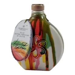 Silvi Sabina SaporiExtra Virgin Olive Oil Ceramic Flask Color Fall 500ml