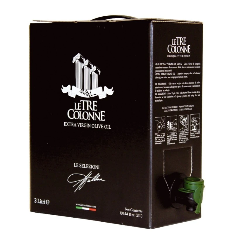 Le Tre ColonneExtra Virgin Olive Oil Coratina Bag In Box 3l 1 Le Tre ColonneExtra Virgin Olive Oil Coratina Bag In Box 3l