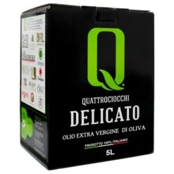 QuattrociocchiExtra Virgin Olive Oil Delicato Leccino Bag In Box 5l