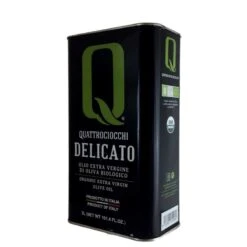 QuattrociocchiExtra Virgin Olive Oil Delicato Leccino Organic Can 3l