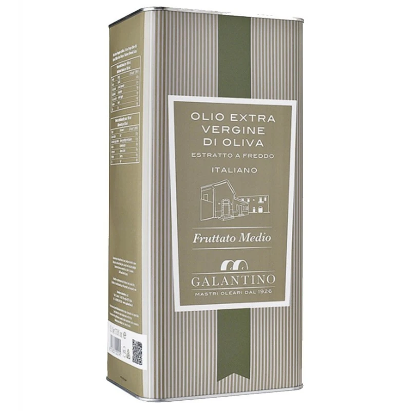 GalantinoExtra Virgin Olive Oil Medium Fruity Can 5l 1 GalantinoExtra Virgin Olive Oil Medium Fruity Can 5l
