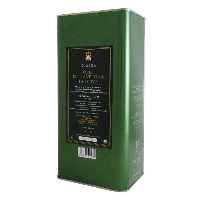 DisisaExtra Virgin Olive Oil Monovarietale Cerasuola Can 5l 1 DisisaExtra Virgin Olive Oil Monovarietale Cerasuola Can 5l