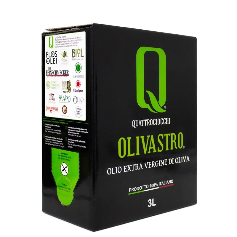 QuattrociocchiExtra Virgin Olive Oil Olivastro Bag In Box 3l 1 QuattrociocchiExtra Virgin Olive Oil Olivastro Bag In Box 3l