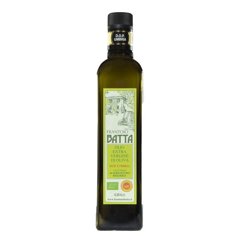 BattaExtra Virgin Olive Oil Organic DOP Umbria Colli Del Trasimeno 500ml 1 BattaExtra Virgin Olive Oil Organic DOP Umbria Colli Del Trasimeno 500ml