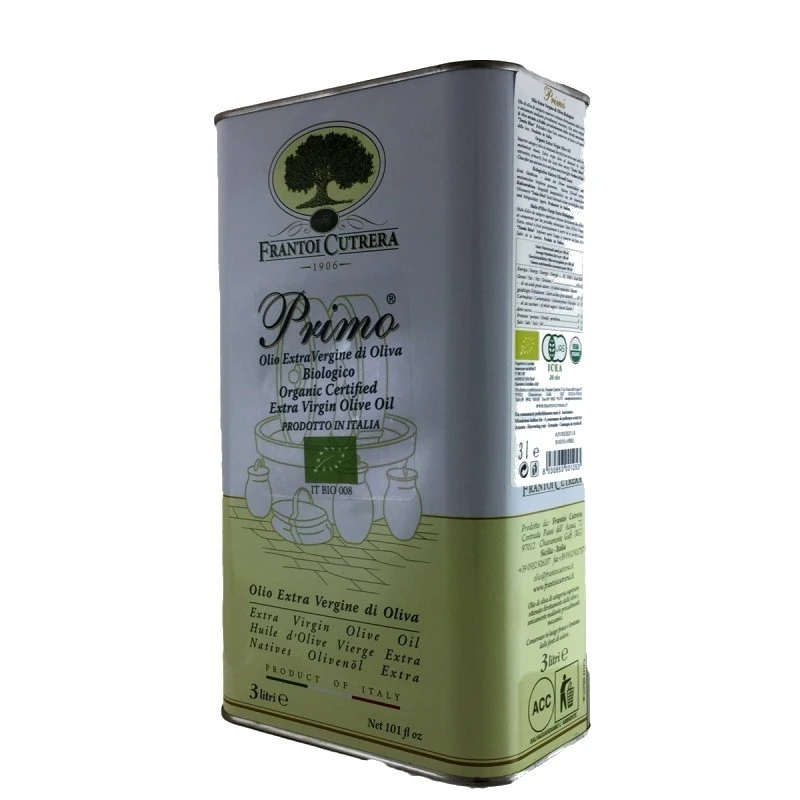 CutreraExtra Virgin Olive Oil Primo Bio Can 3l 1 CutreraExtra Virgin Olive Oil Primo Bio Can 3l