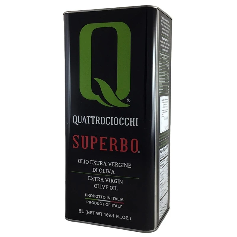 QuattrociocchiExtra Virgin Olive Oil Superbo Moraiolo Can 5l 1 QuattrociocchiExtra Virgin Olive Oil Superbo Moraiolo Can 5l