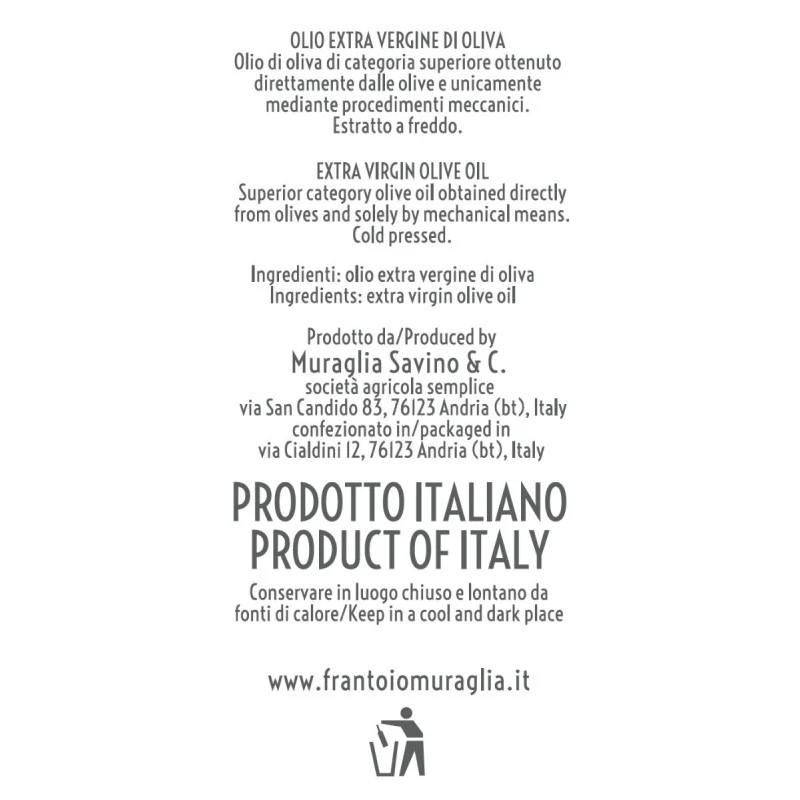 MuragliaOlive Oil Pois Ceramic Jar Peranzana 500ml 2 MuragliaOlive Oil Pois Ceramic Jar Peranzana 500ml - Image 2