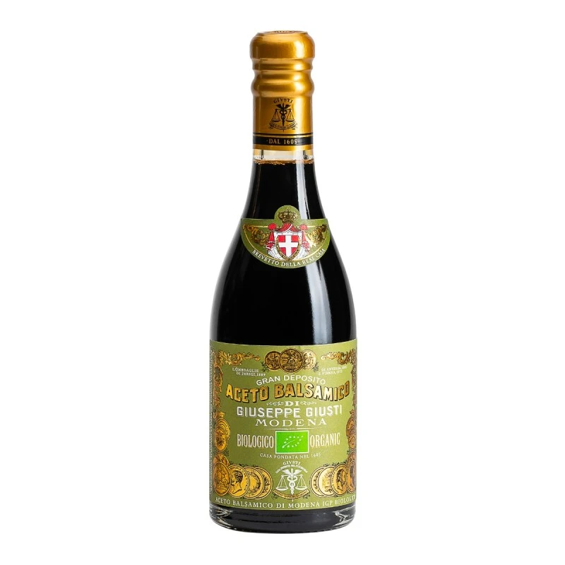 GiustiOrganic Balsamic Vinegar Of Modena PGI 3 Gold Medals 250ml 1 GiustiOrganic Balsamic Vinegar Of Modena PGI 3 Gold Medals 250ml